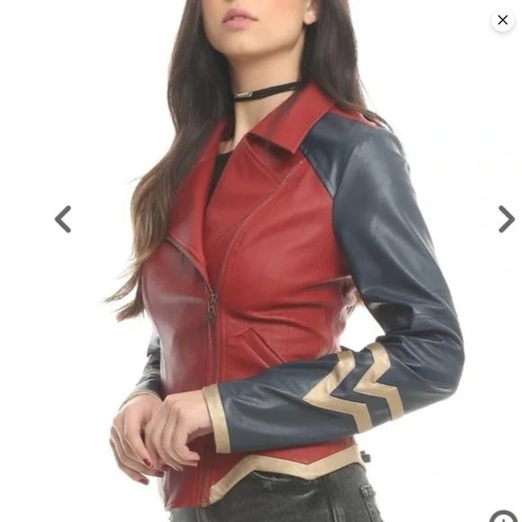 Hot Topic Jackets & Blazers - Wonder Woman Leather Jacket, Her Universe